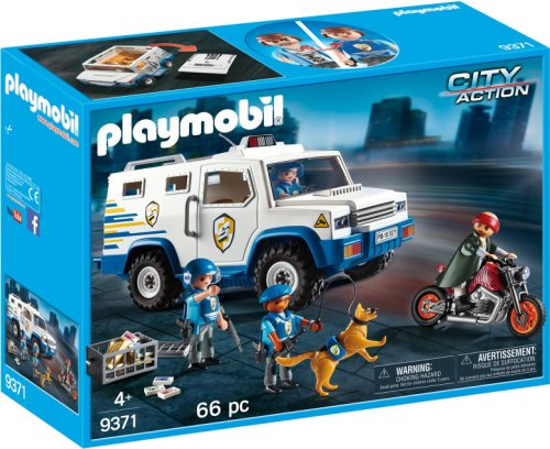 Masina de politie blindata playmobil city action