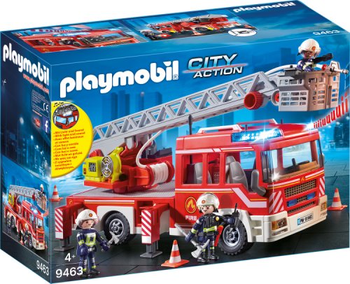Masina de pompieri cu scara playmobil city action