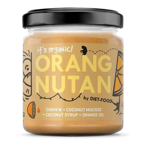 Crema de caju cu portocale orangnutan diet food, bio, 200 g