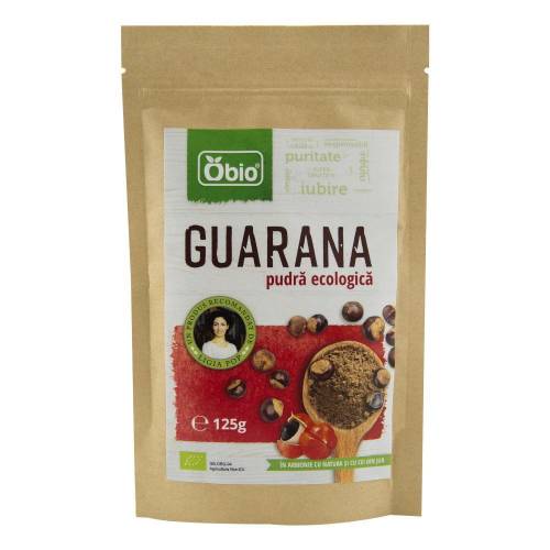 Guarana pulbere raw bio 125g