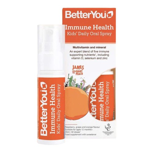 Immune health spray oral pentru copii peste 1an better you,32 doze zilnice, 25ml, natural