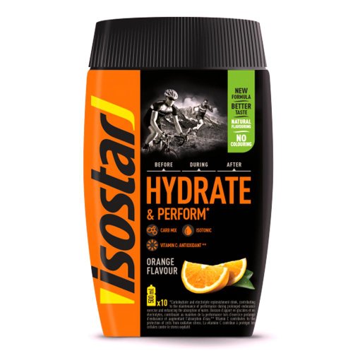 Pudra pentru bautura izotonica hydrate cu gust de portocala isostar, 400 g, natural