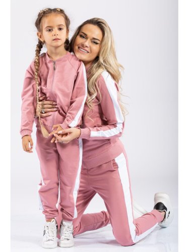 Haine de vis Treninguri mama copil - set one roz