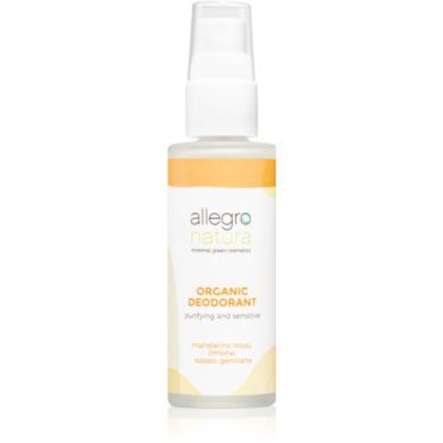 Allegro natura organic deodorant spray