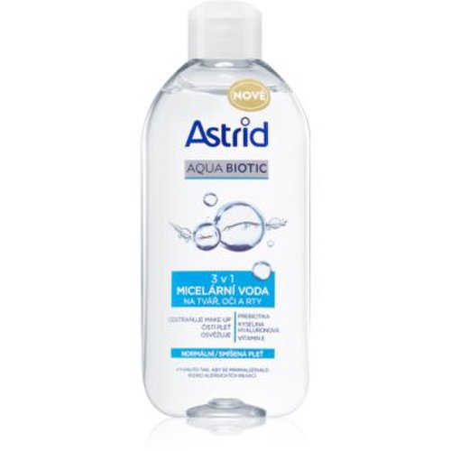 Astrid aqua biotic apă micelară 3 în 1 pentru piele normală și mixtă