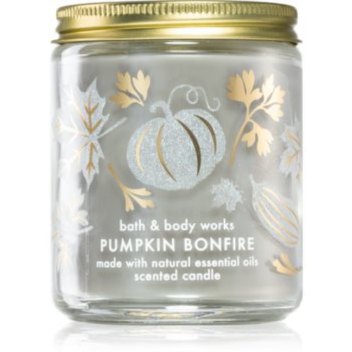 Bath & body works pumpkin bonfire lumânare parfumată