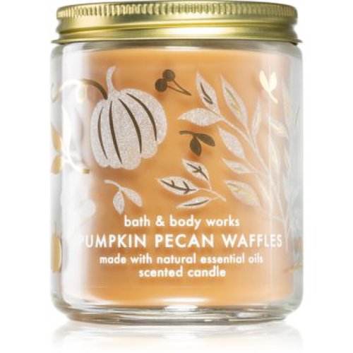 Bath & body works pumpkin pecan waffles lumânare parfumată