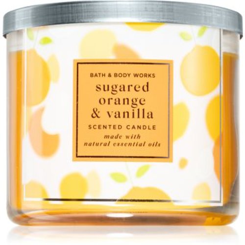Bath & body works sugared orange vanilla lumânare parfumată
