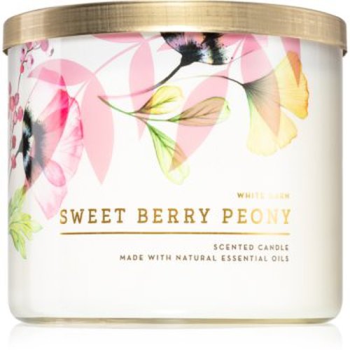 Bath & body works sweet berry peony lumânare parfumată