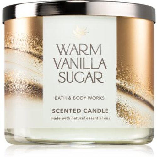 Bath & body works warm vanilla sugar lumânare parfumată i.