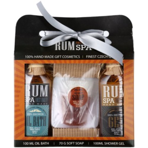 Bohemia gifts & cosmetics rum spa set cadou (pentru baie) pentru bărbați