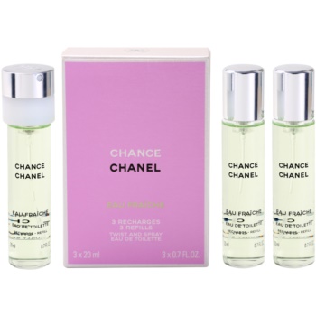 Chanel chance eau fraîche eau de toilette 3 reincarcari pentru femei