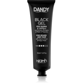 Dandy black gel gel negru pentru barbă și părul cărunt