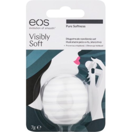 Eos visibly soft pure softness balsam de buze hidratant