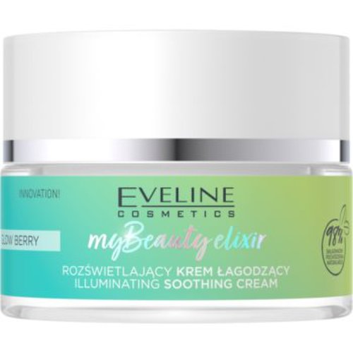 Eveline cosmetics my beauty elixir glow berry crema iluminatoare cu efect calmant