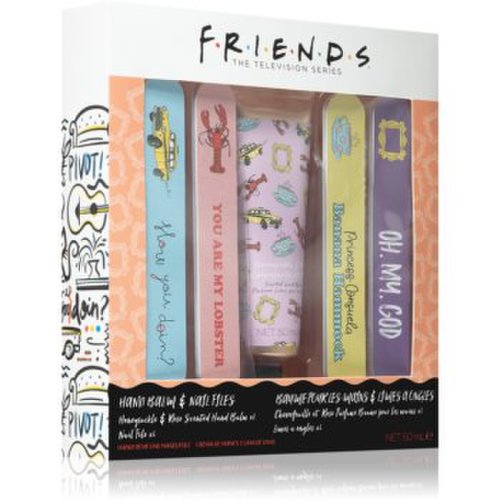 Friends hand balm and nail file set cadou