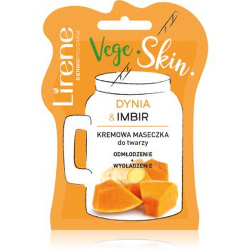 Lirene vege skin pumpkin & ginger crema-masca pentru reducerea semnelor de imbatranire