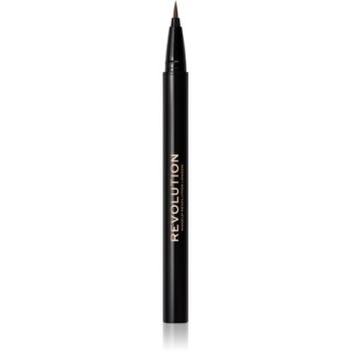 Makeup revolution hair stroke brow pen creion pentru sprancene