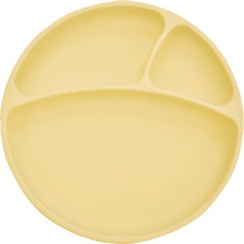 Minikoioi puzzle plate yellow farfurie compartimentată cu ventuză