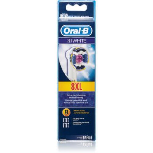 Oral b 3d white eb18-8 capete de schimb pentru periuta de dinti 8 bucati