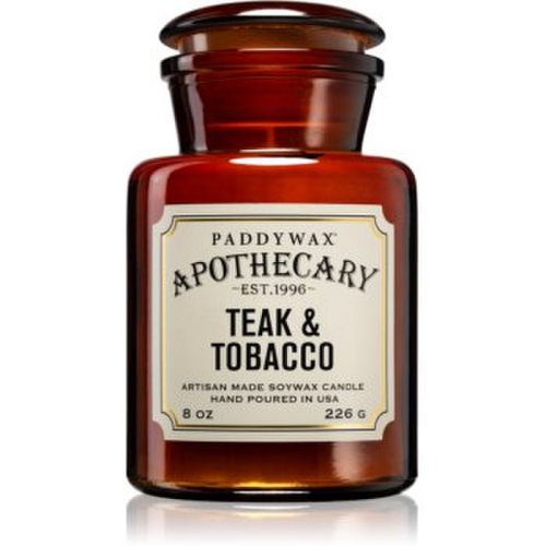 Paddywax apothecary teak & tabacco lumânare parfumată