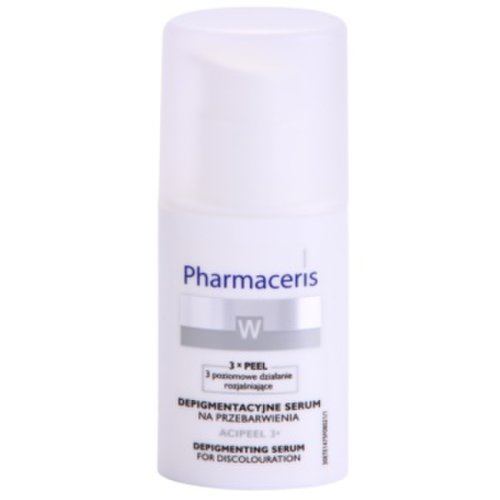 Pharmaceris w-whitening acipeel 3x ser iluminator pentru corectia petelor de pigment cu vitamina c