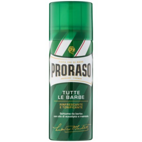 Proraso green spumă pentru bărbierit