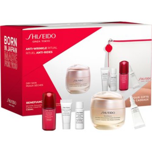 Shiseido benefiance wrinkle smoothing cream enriched set cadou ii. pentru femei
