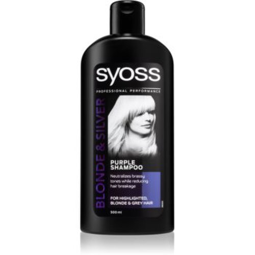 Syoss blonde & silver șampon pentru neutralizarea tonurilor de galben