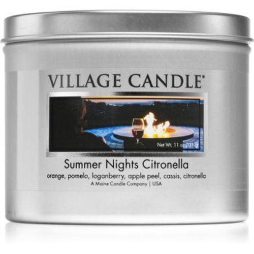 Village candle summer nights citronella lumânare parfumată în placă