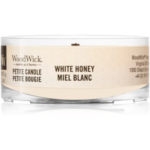 Woodwick white honey lumânare votiv cu fitil din lemn