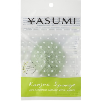 Yasumi konjak green tea burete pentru fata pentru tenul gras, predispus la acnee