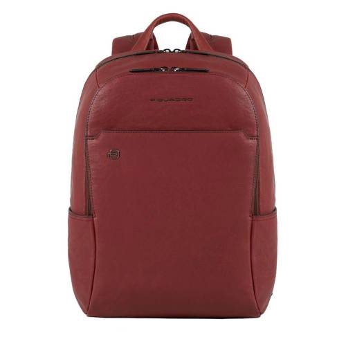 Black square computer backpack