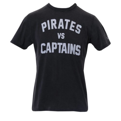 Jack printed t-shirt fade dyed pirates captains l