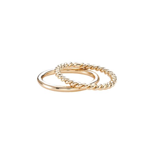 Lucia braided ring duo r576l