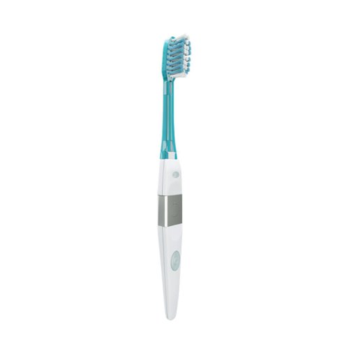 Medium blue toothbrush flatcut bristles,regular head