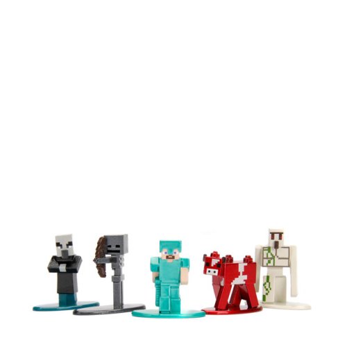 Minecraft 5 figurine din metal set