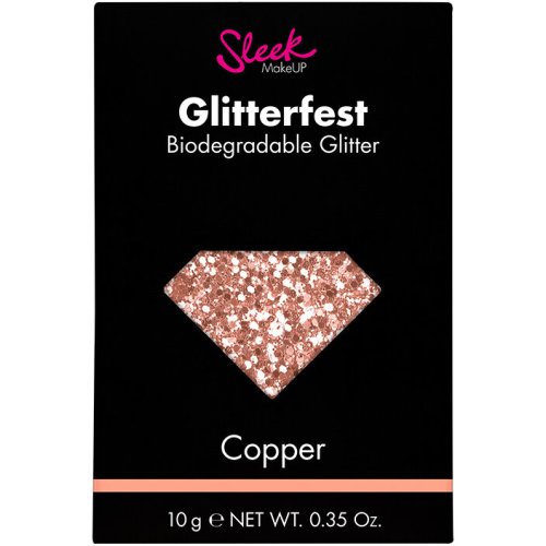 Glitter biodegradabil sleek glitterfest copper