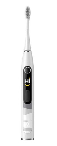 Periuta de dinti electrica oclean x10 smart electric toothbrush, 40.000 rpm (alb/gri)