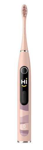 Periuta de dinti electrica oclean x10 smart electric toothbrush, 40.000 rpm (alb/roz)