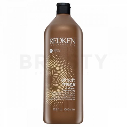 Redken all soft mega shampoo șampon de netezire pentru păr aspru si indisciplinat 1000 ml