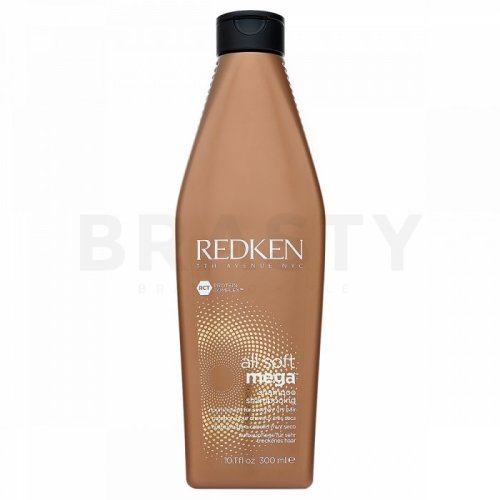 Redken all soft mega shampoo șampon de netezire pentru păr aspru si indisciplinat 300 ml