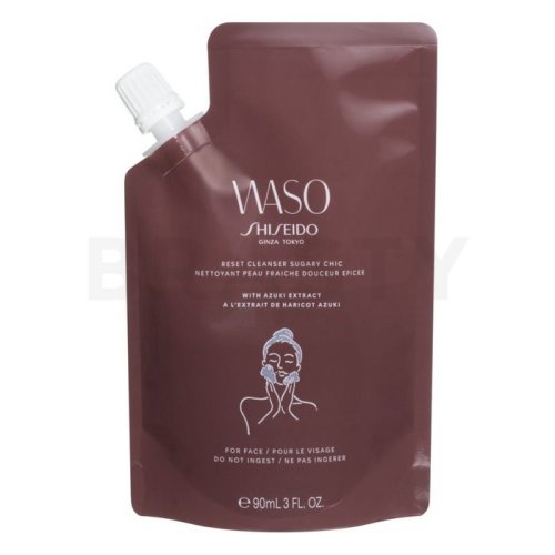 Shiseido waso reset cleanser sugary chic gel de curățare cu efect de peeling 90 ml