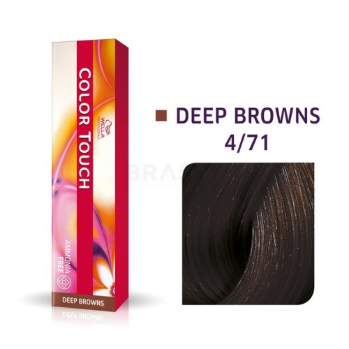 Wella professionals color touch deep browns cu efect multi-dimensional 4/71 60 ml
