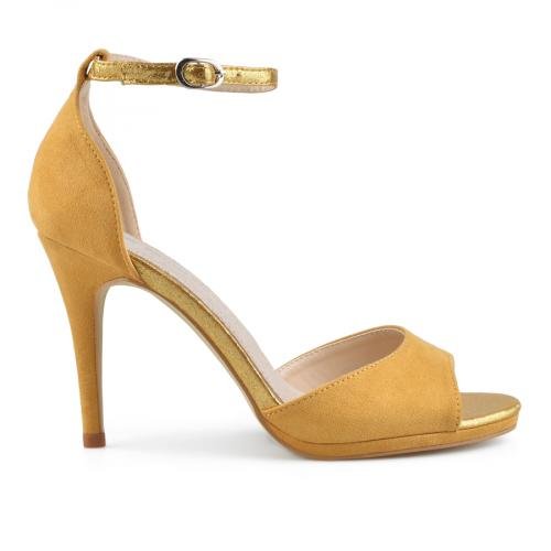 Sandale galbene elegante de damă