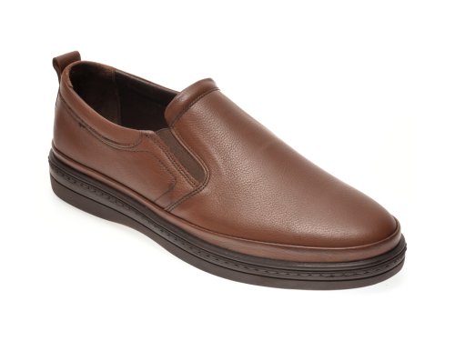 Pantofi otter maro, m5741, din piele naturala