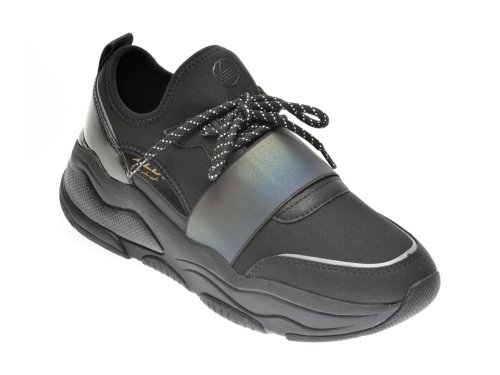 Pantofi sport aldo negri, rev008, din material textil si piele ecologica