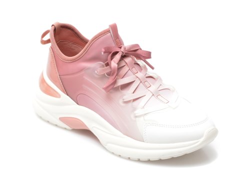 Pantofi sport aldo roz, dwardonii690, din material textil si piele ecologica