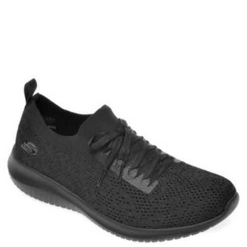 Pantofi sport skechers negri, ultra flex, din material textil