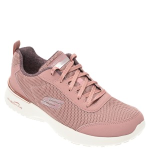 Pantofi sport skechers roz, skech-air dynamight fast brake, din material textil